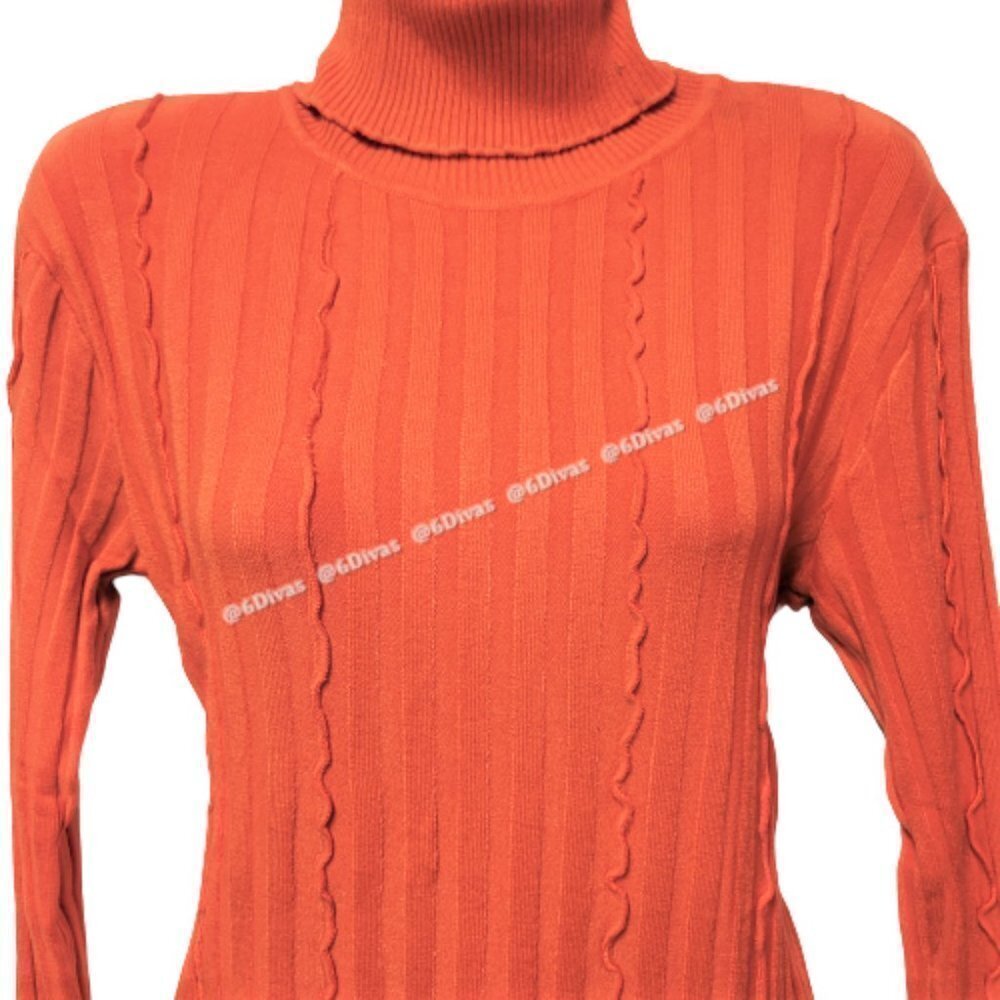Orange Turtleneck Soft and Comfy - NWOT